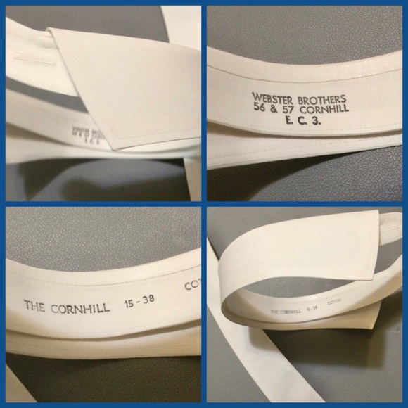 3 Vtg Stiff Collars, sz 15” - Picture 5 of 5